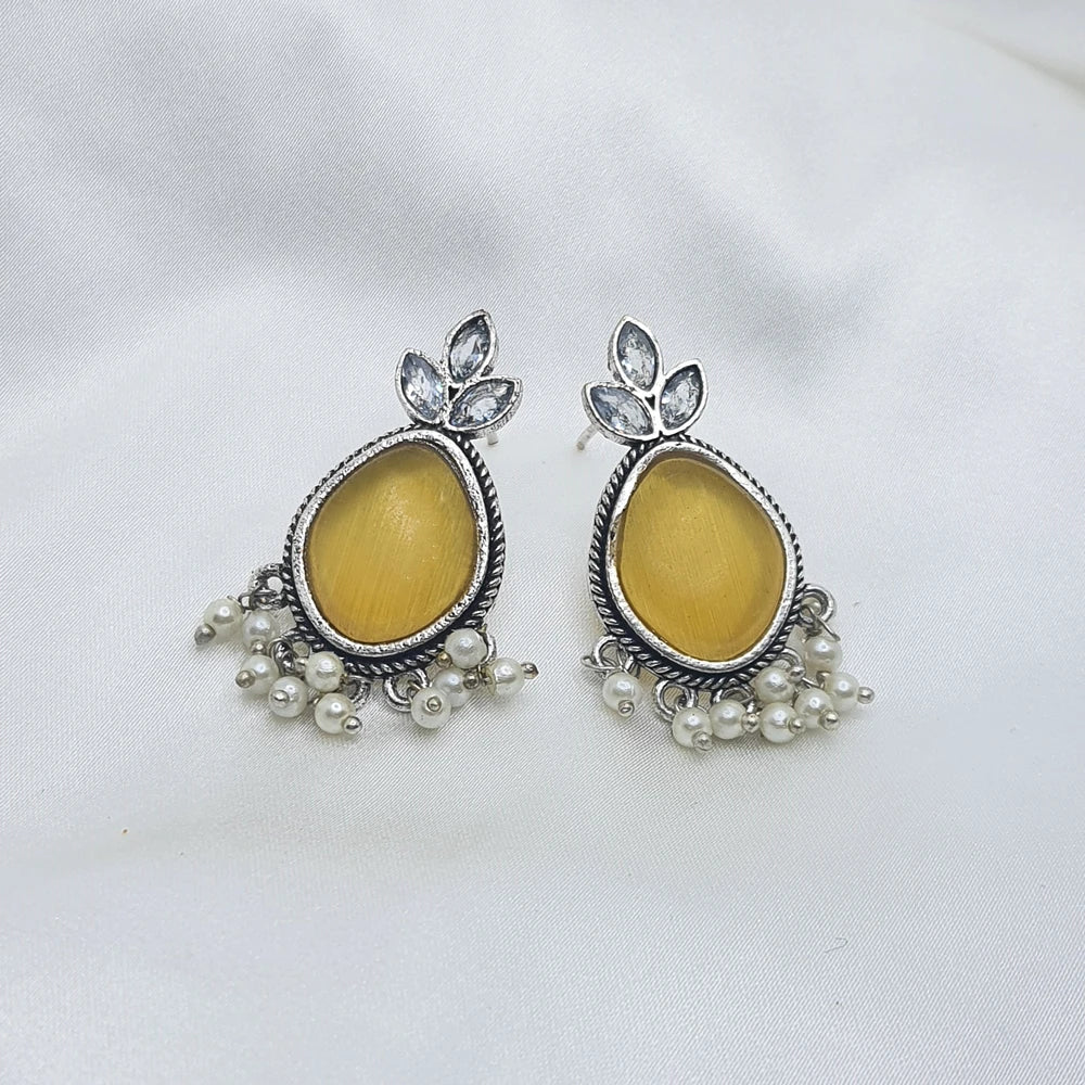 Viona Silver plated earrings