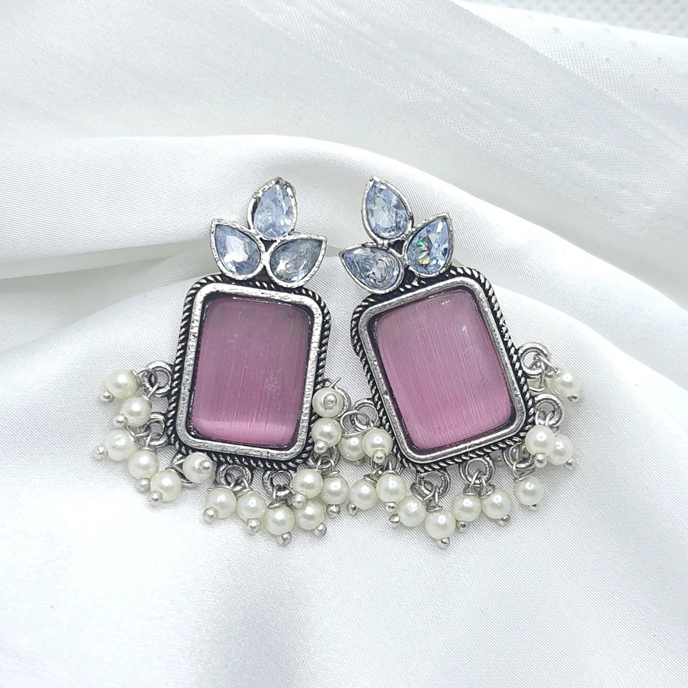 Duti Silver plated earrings