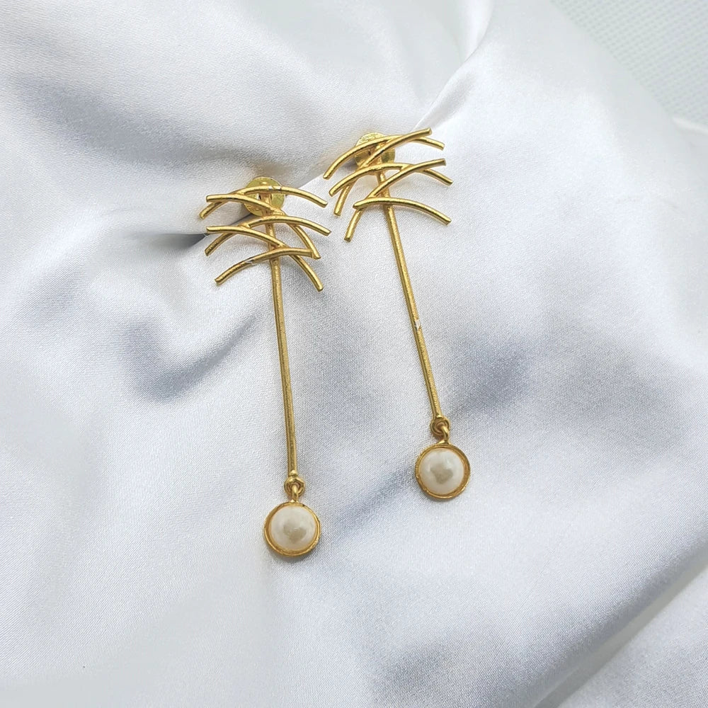 Swasti Gold plated earrings