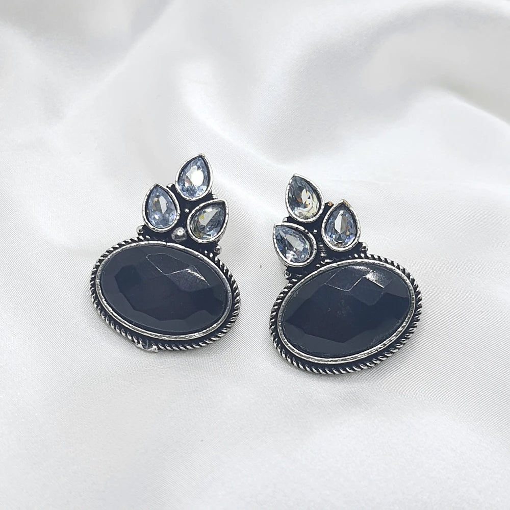 Ritika Silver plated earrings