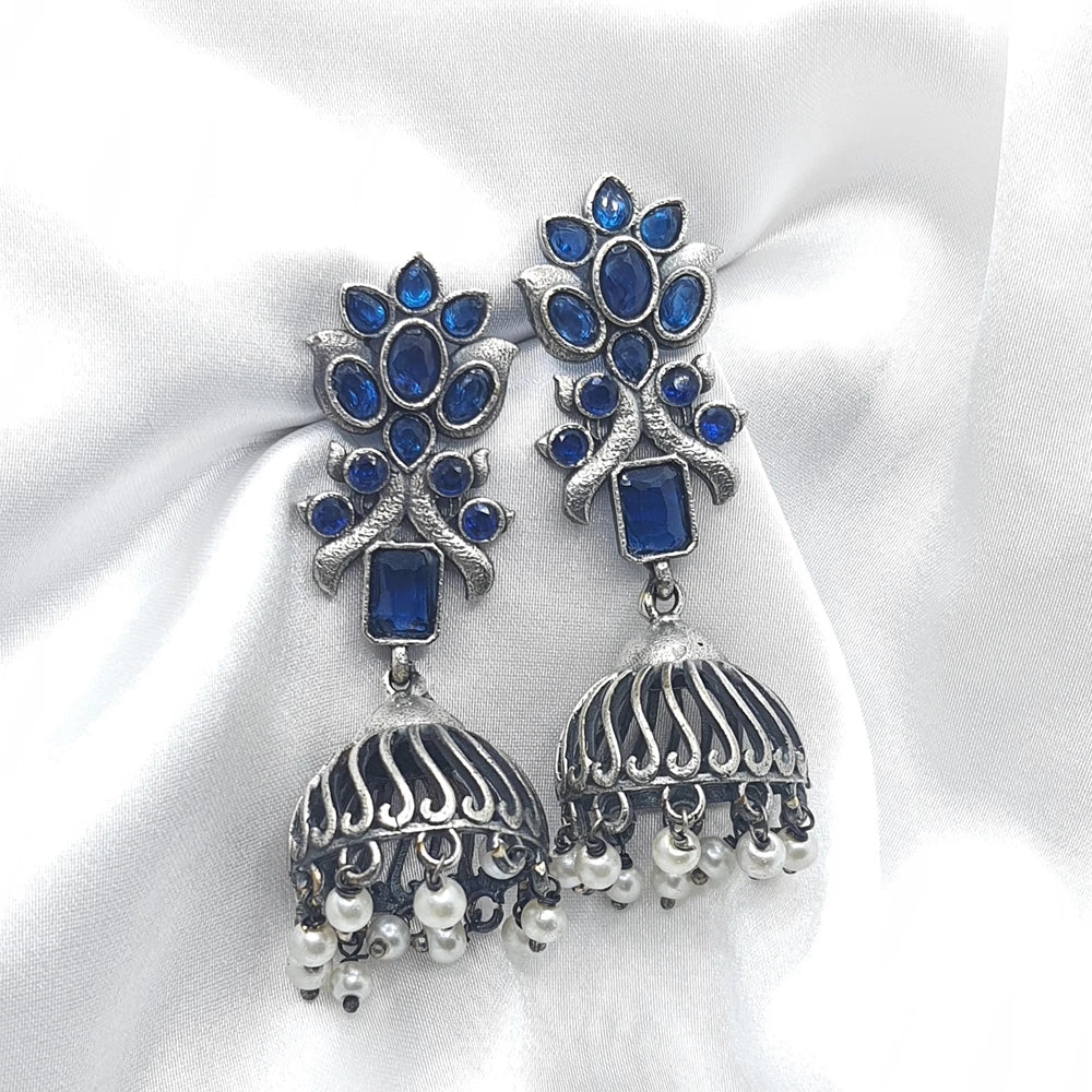 Yalini silver plated earrings