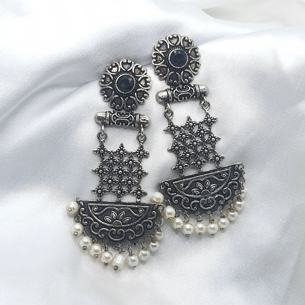 Davya Silver plated earrings