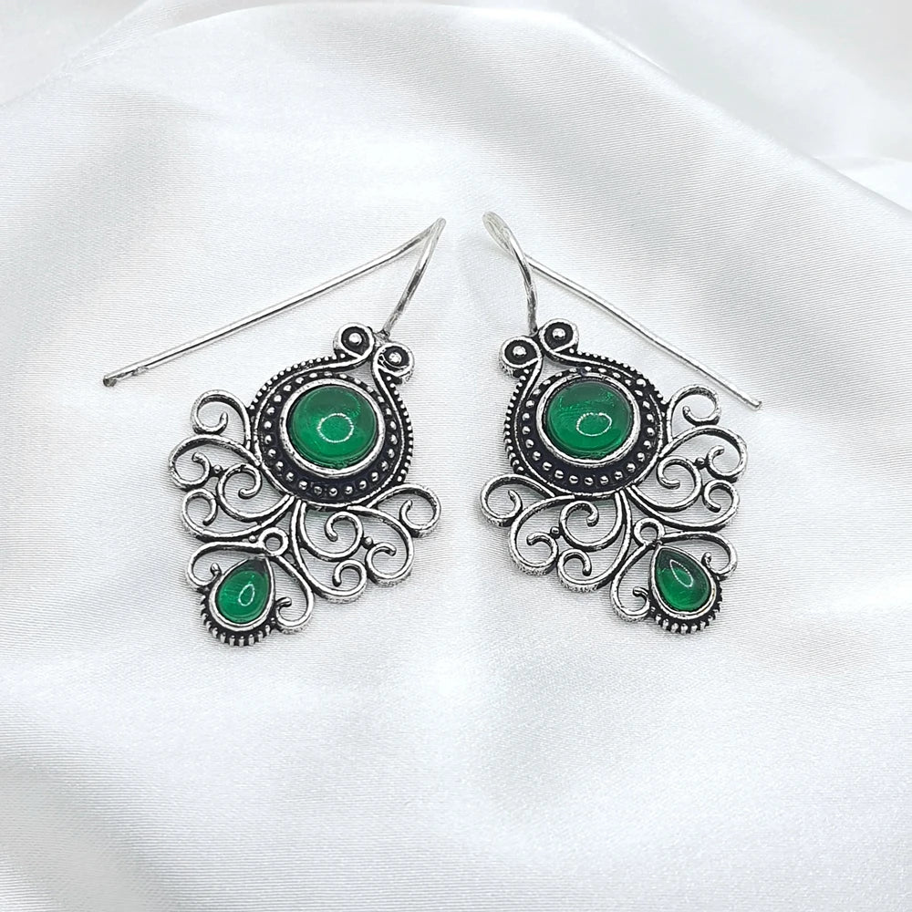 Kayra Silver Plated Earring