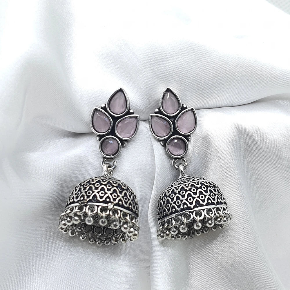 Adya silver plated earring