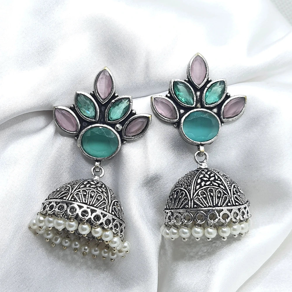 Prisha silver plated earring