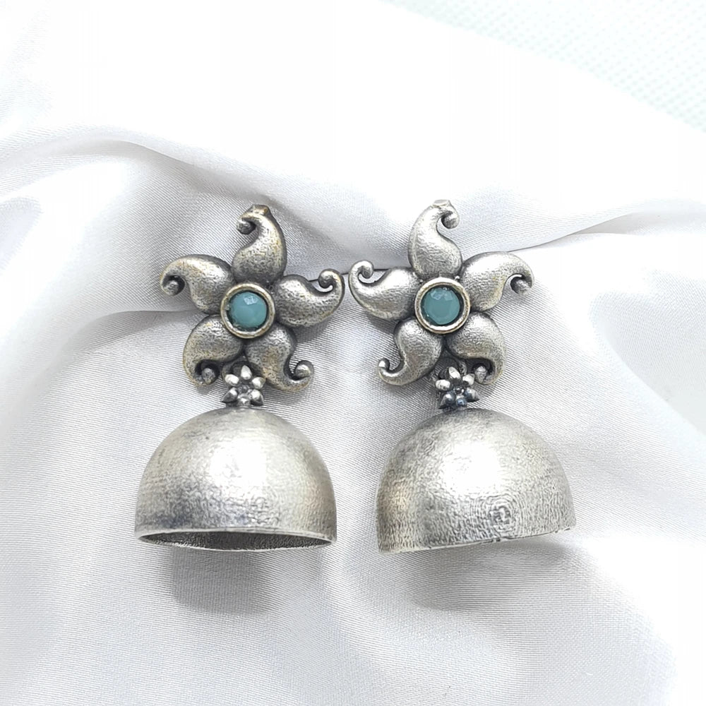 Saanvi silver plated earring
