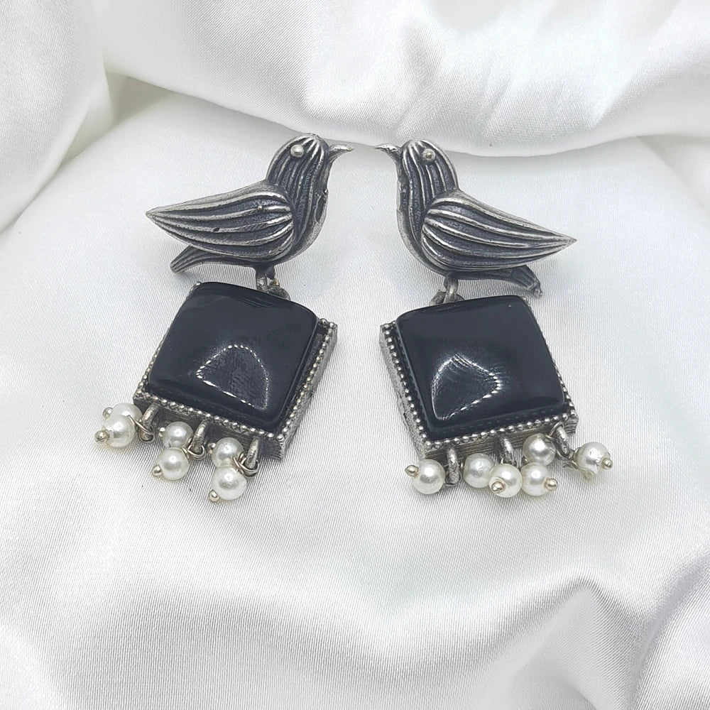 Siya silver plated earrings