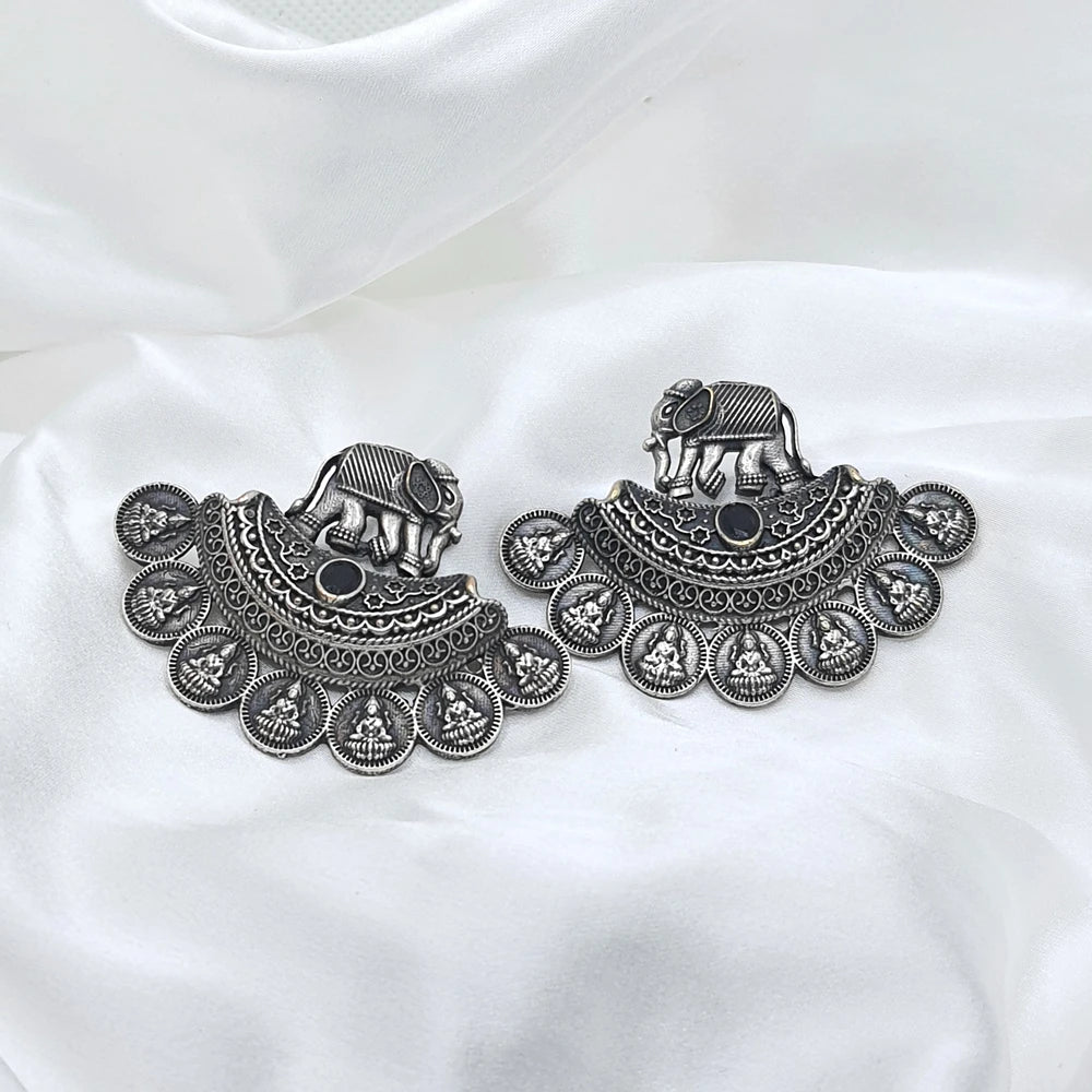 Siyana  German Silver Plated Earring