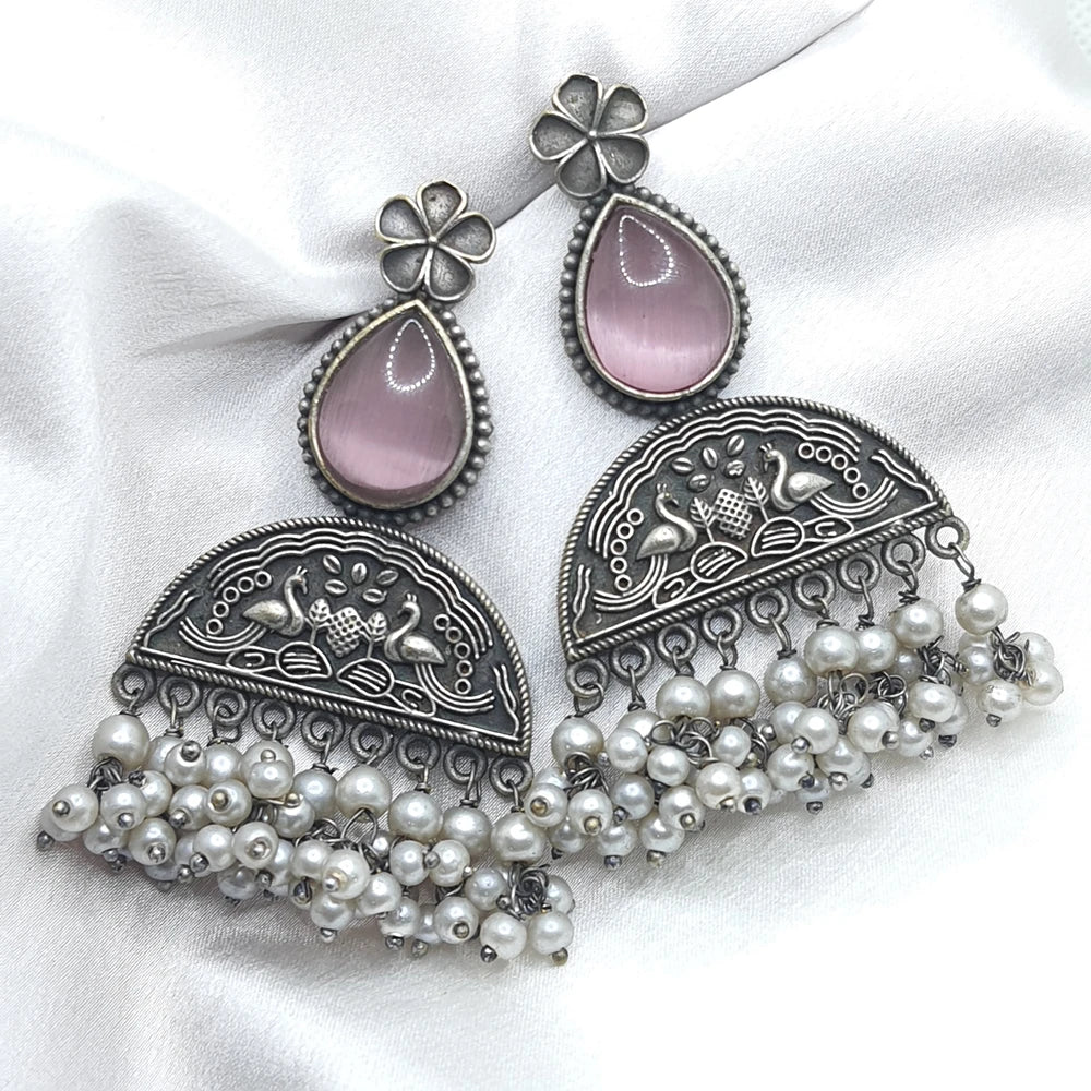 Jenise silver plated Earring