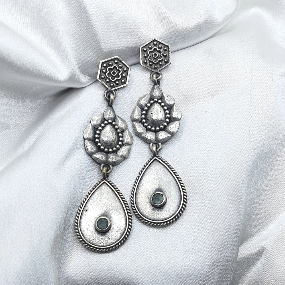 Mridini silver plated Earring