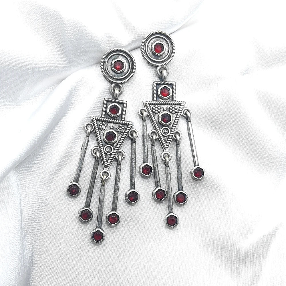 Aarini silver plated earring