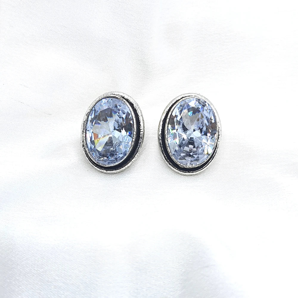 Anvi German Silver Plated Stud