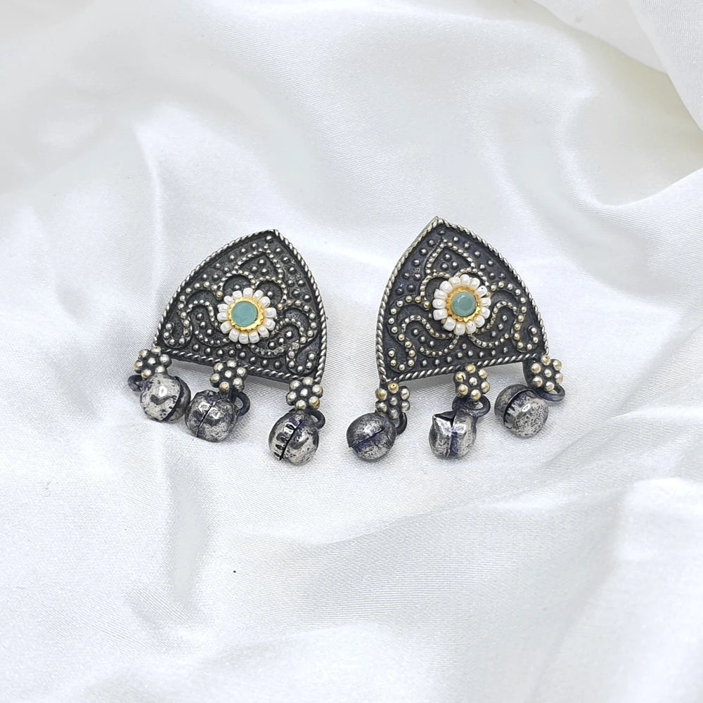 Rithika Silver Plated Earring