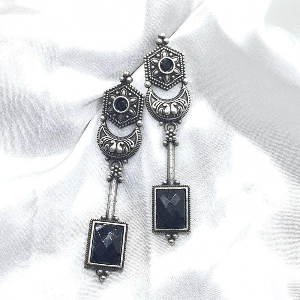 Vanya German silver earring