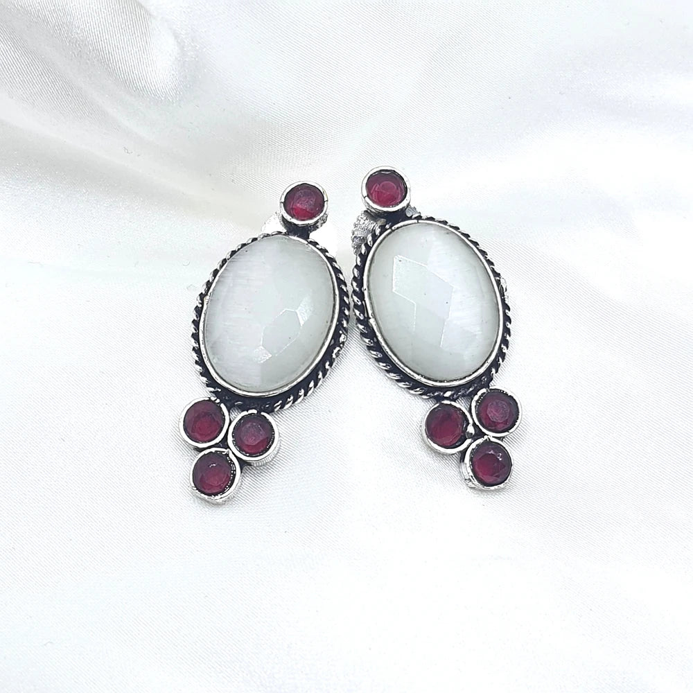 Pooja German silver Earring