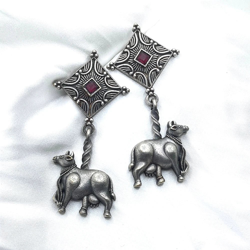 Maitri Silver Plated Earring
