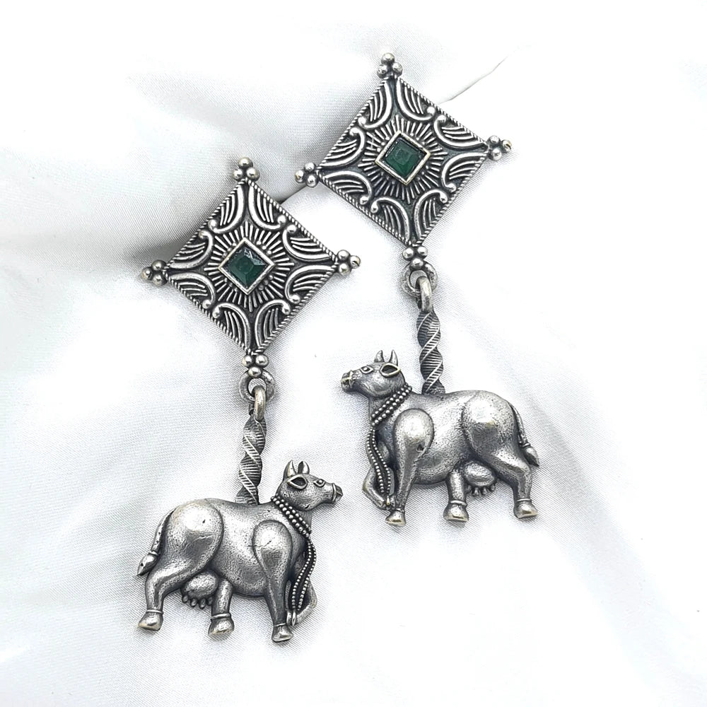 Maitri Silver Plated Earring