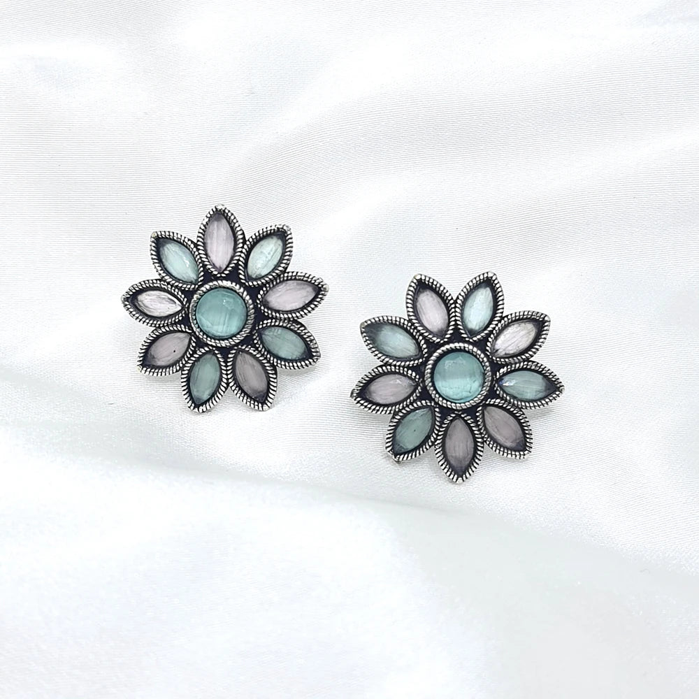 Gurleen German silver Earring