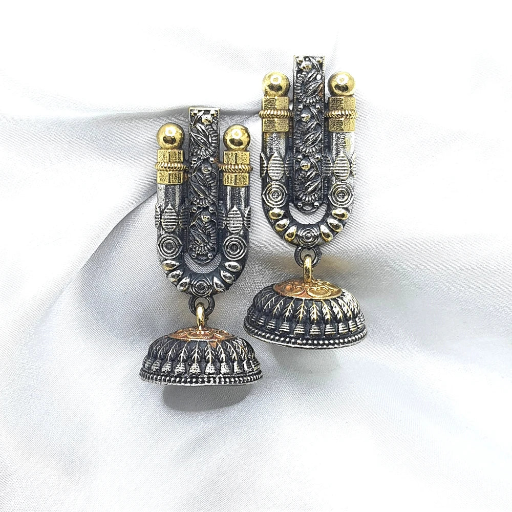 Tejshri Dual tone Jhumka