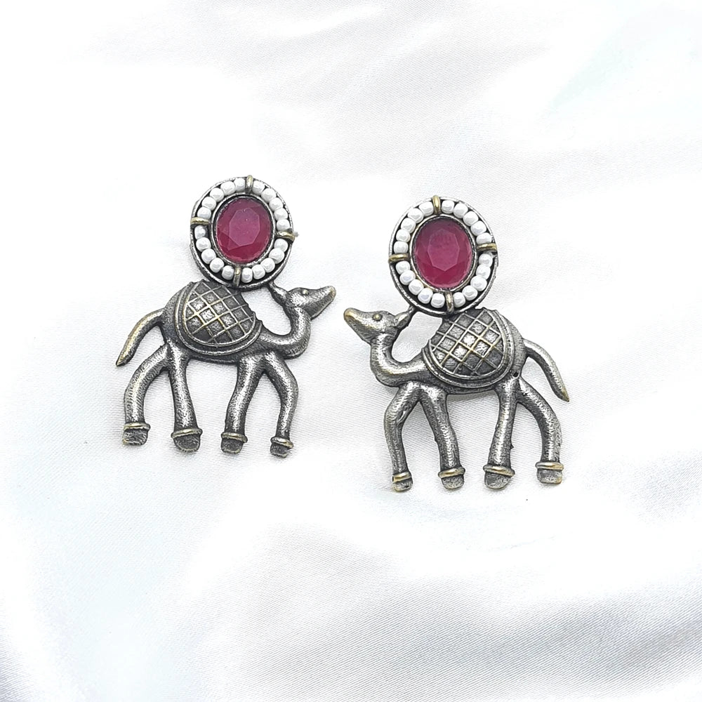 Jasmeet Silver Plated Earring