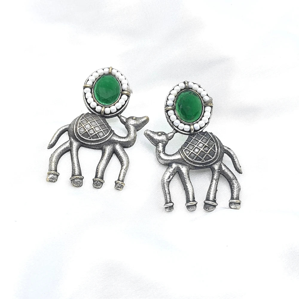 Jasmeet Silver Plated Earring