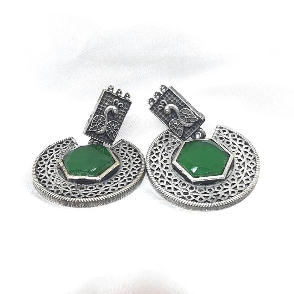 Mehr Silver Plated Earring
