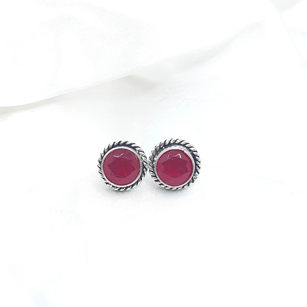 Anupallavi silver plated earrings