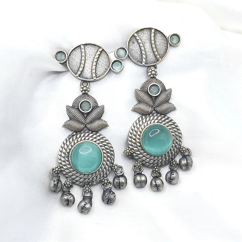 Brihthi Silver plated earrings