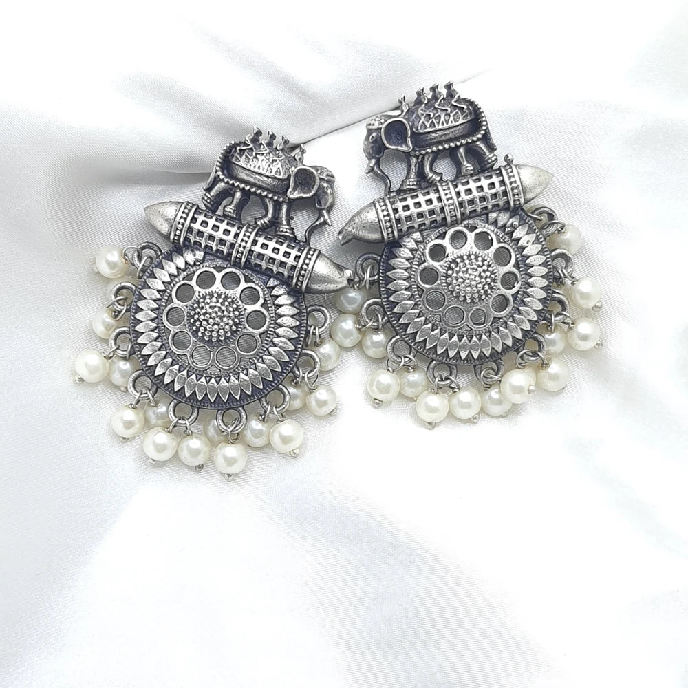 Sabha Silver Plated Earrings