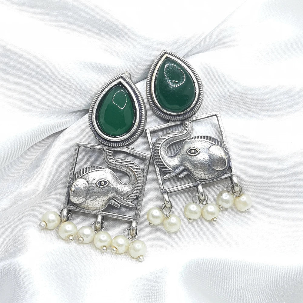 Shubhali Silver Plated Earrings