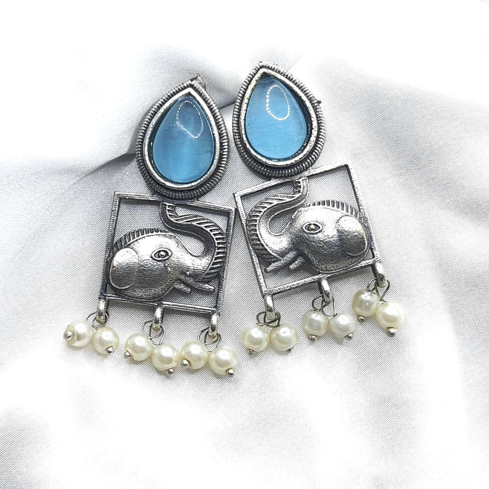 Shubhali Silver Plated Earrings