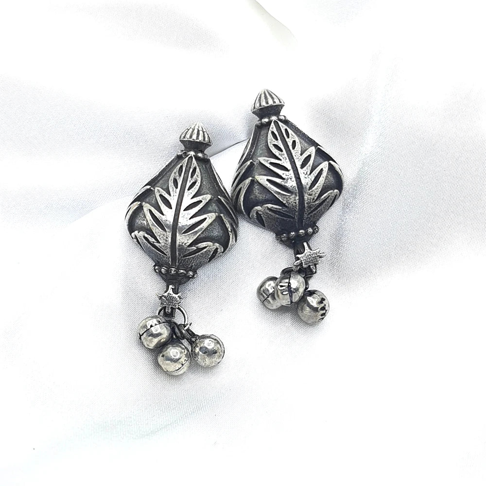 Silky German Silver Earrings