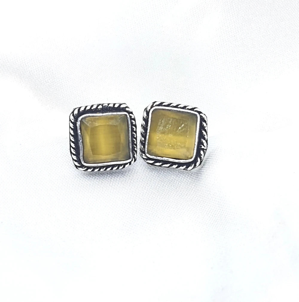 Avnoor German Silver Studs