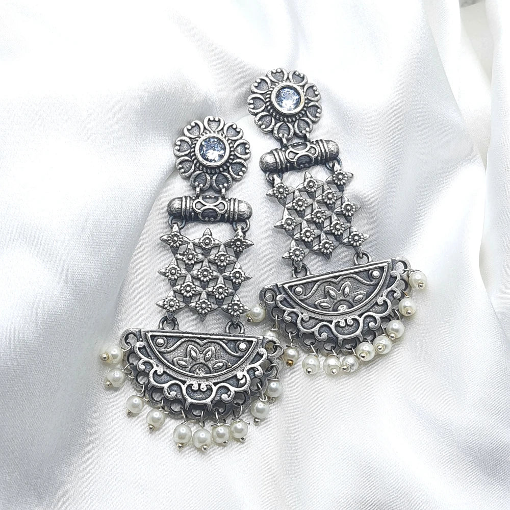 Riyaaz German Silver Earrings