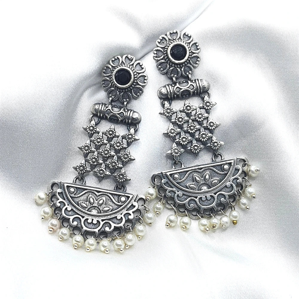 Riyaaz German Silver Earrings