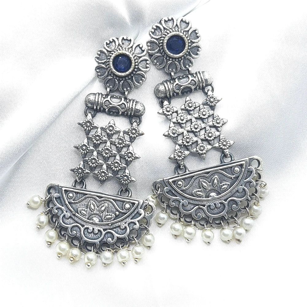 Riyaaz German Silver Earrings