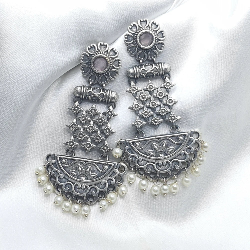 Riyaaz German Silver Earrings