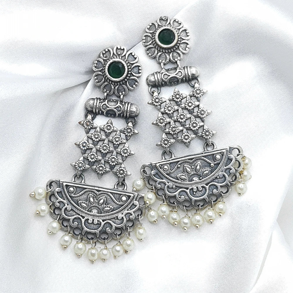 Riyaaz German Silver Earrings