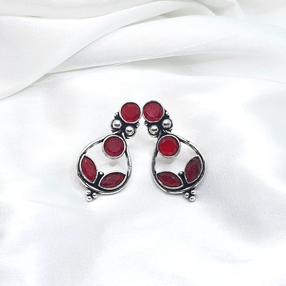 Jamiti German Silver Earrings