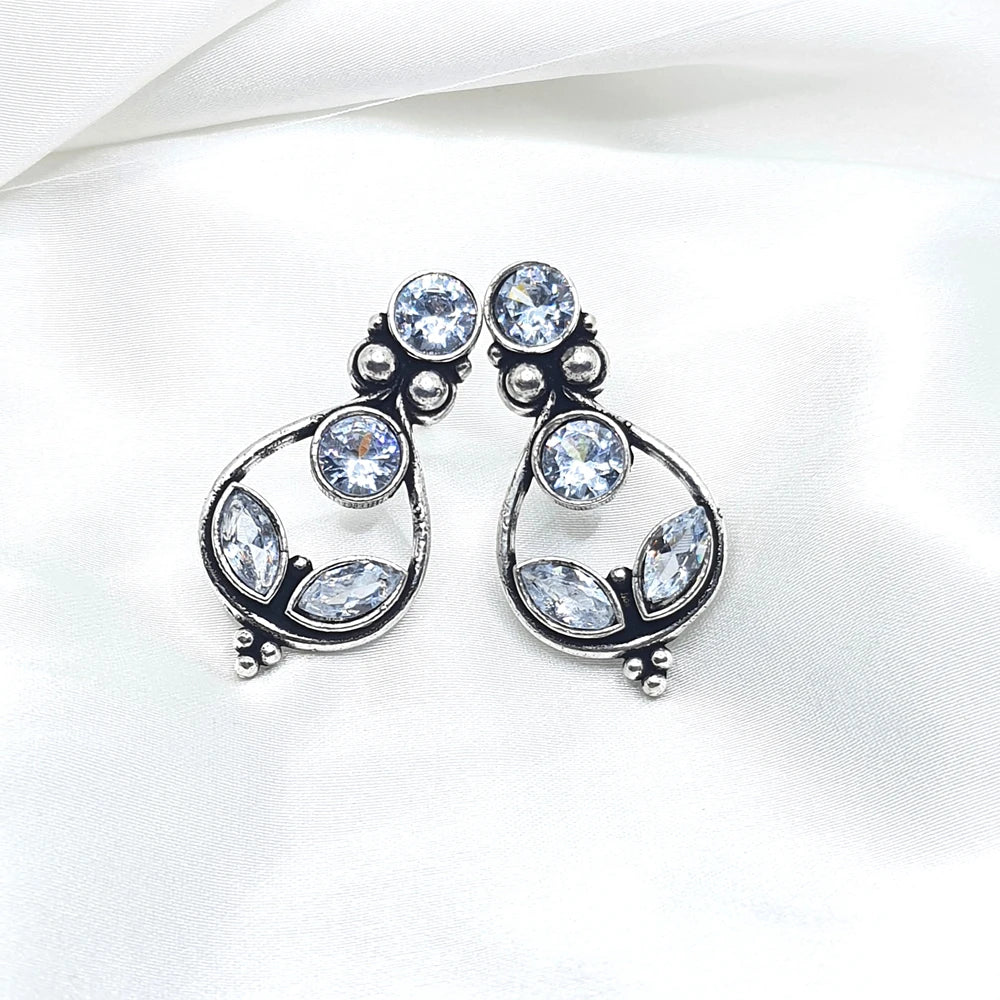 Jamiti German Silver Earrings