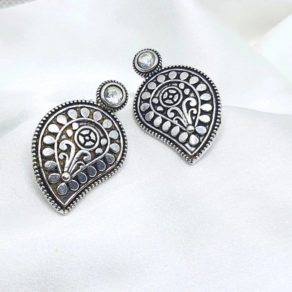 Griva Silver plated earrings