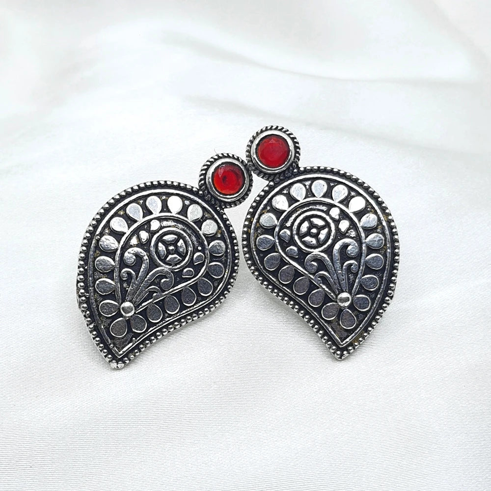 Griva Silver plated earrings