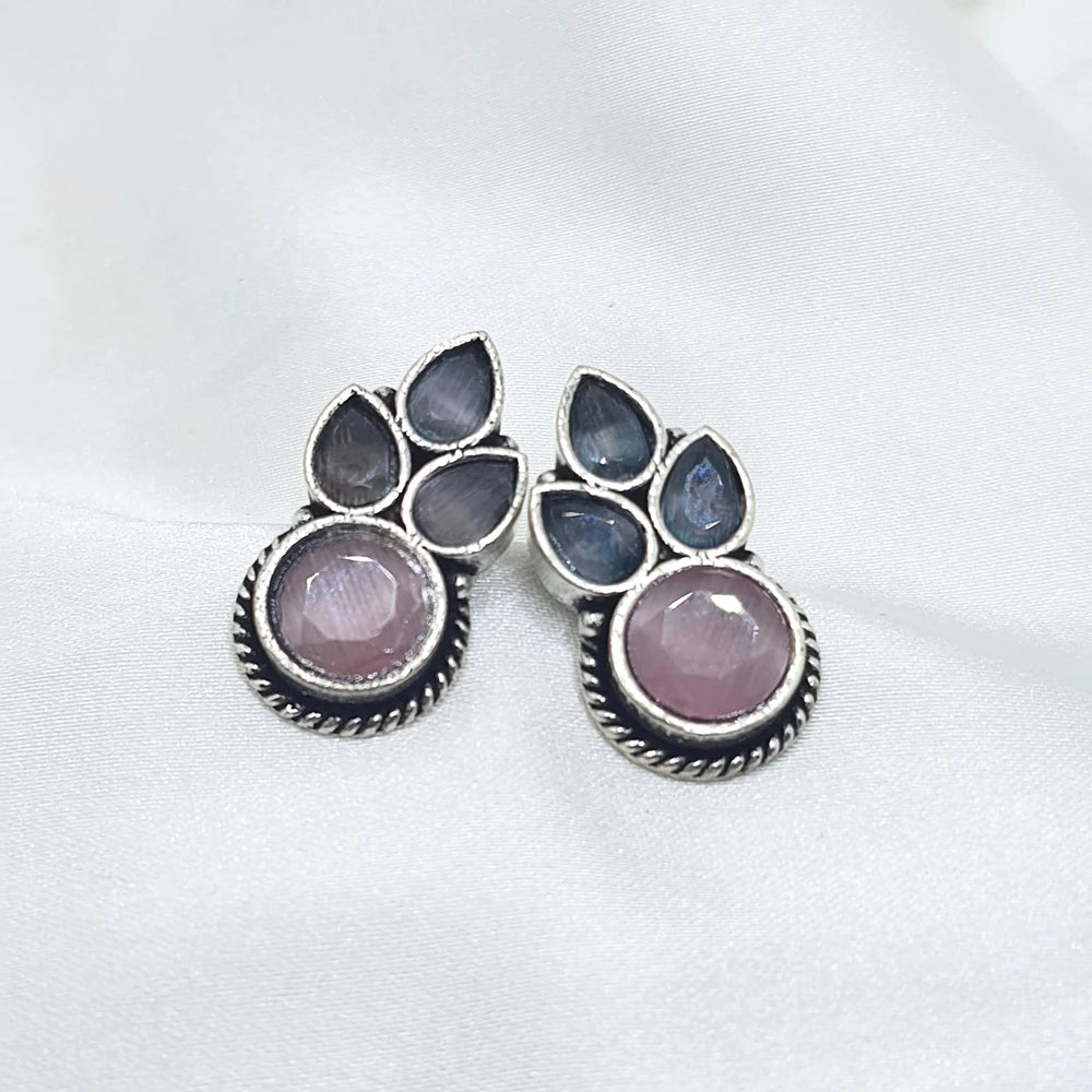 Anahita German Silver Earrings