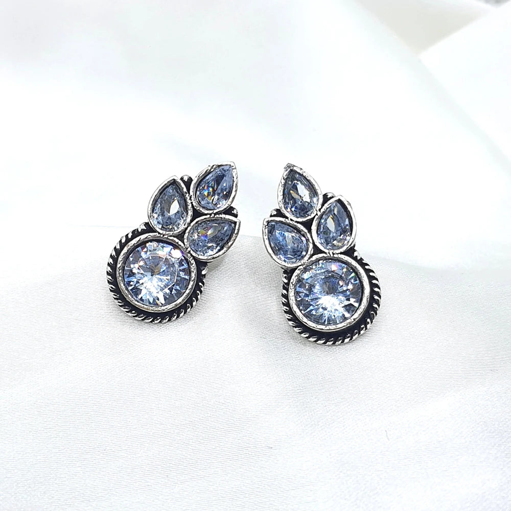 Anahita German Silver Earrings