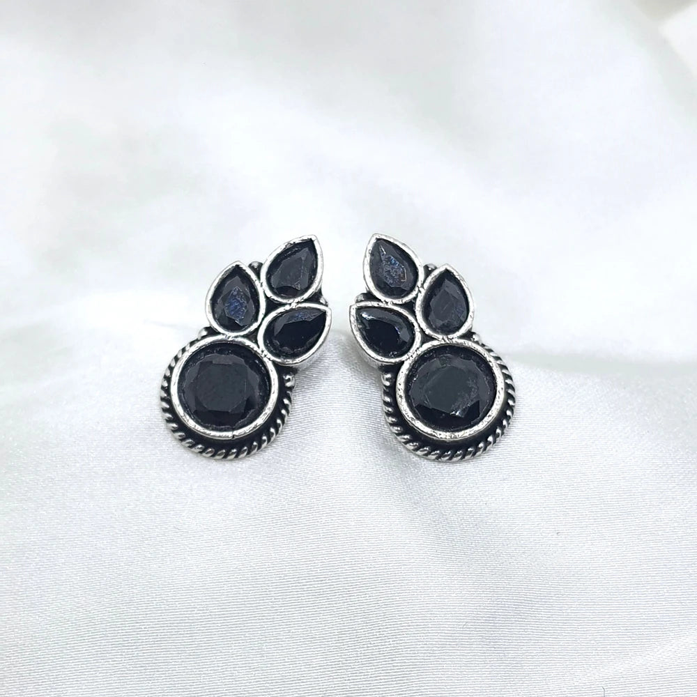 Anahita German Silver Earrings