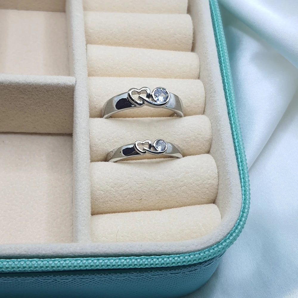 Infinity love Couple rings