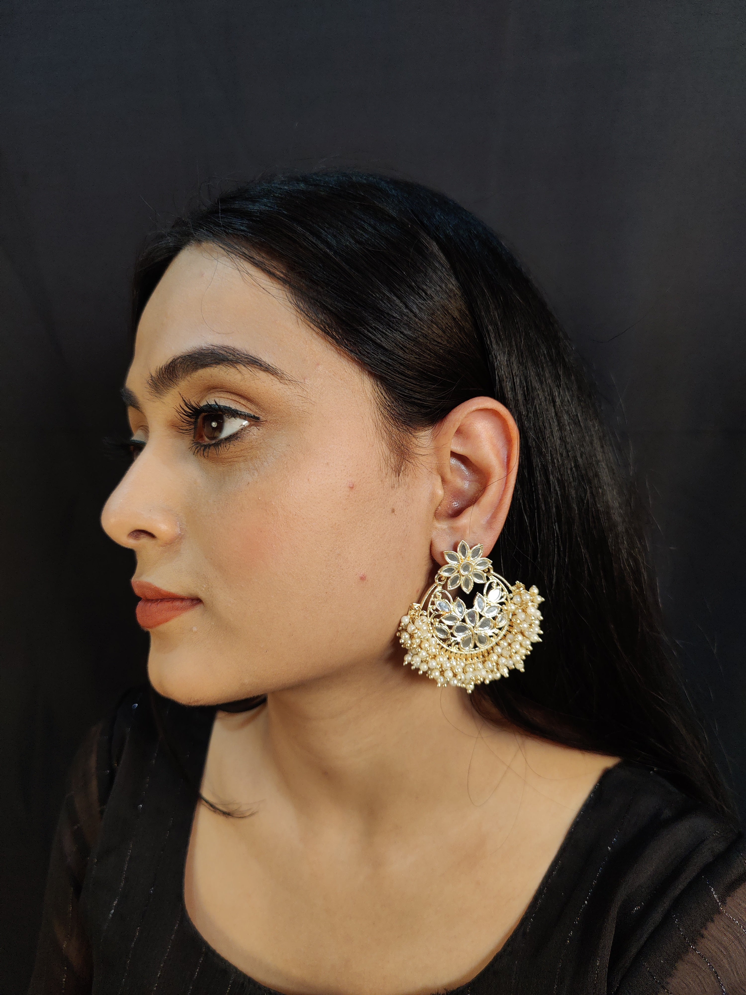 Anuradha Gold earrings