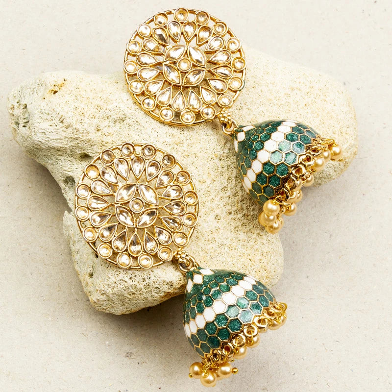 Urvi Gold Plated Jhumka