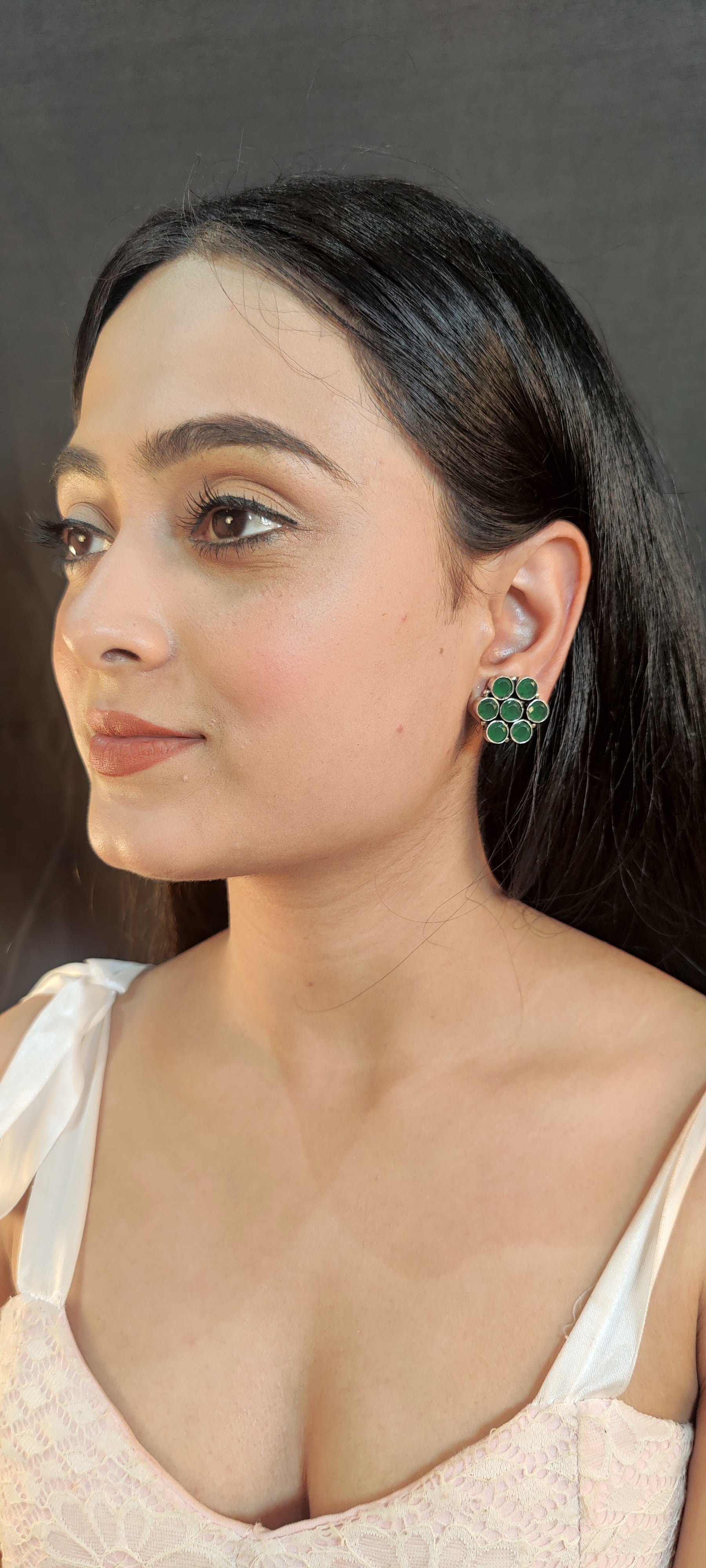 Chakrika Silver earrings