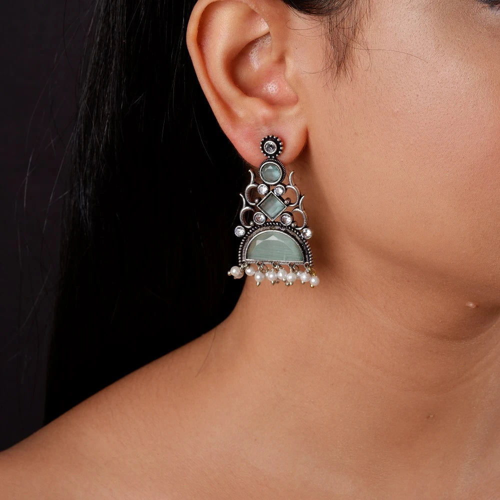Mitali Silver earrings
